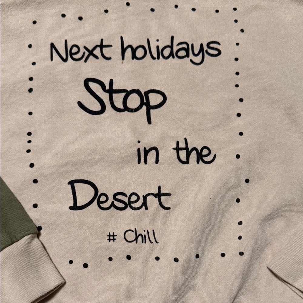 Bandy Buttin Kid’s Sunshine  Graphic Sweatshirt in Blush Pink and Olive size 8-9 - Picture 6 of 7